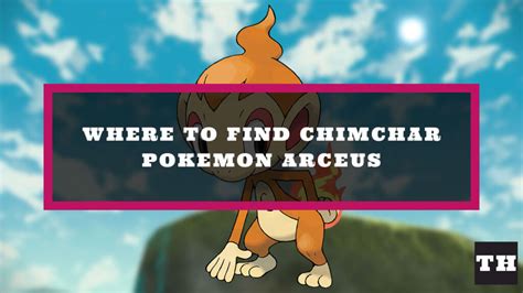 serebii chimchar|chimchar location legends.
